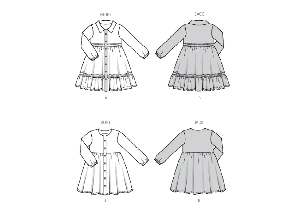 Burda Children's Dresses 9217 - Image 11