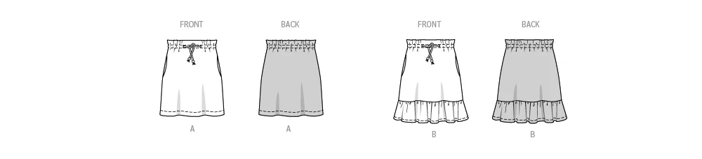 Burda Children's Mini Skirts 9210 - Image 8