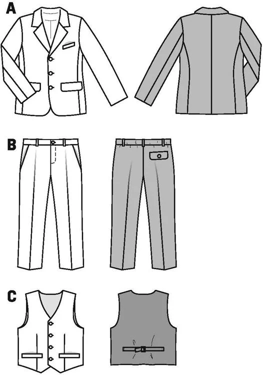 Burda Children's Suit 9443 - Image 4