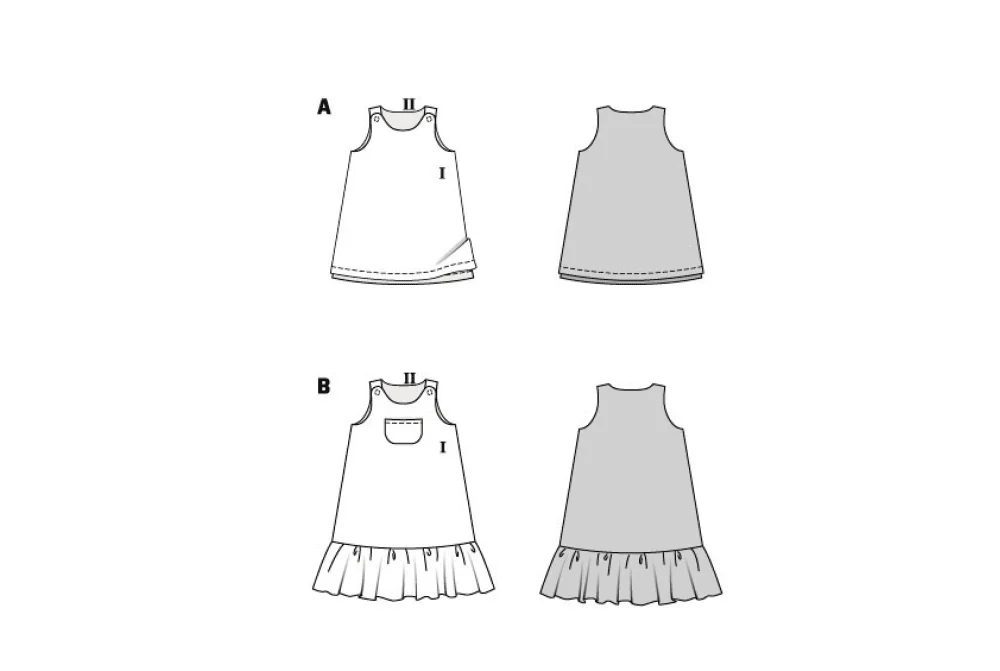 Burda Childs Dress 9238 - Image 13