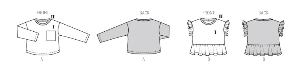 Burda Children's Top 9223 - Image 6
