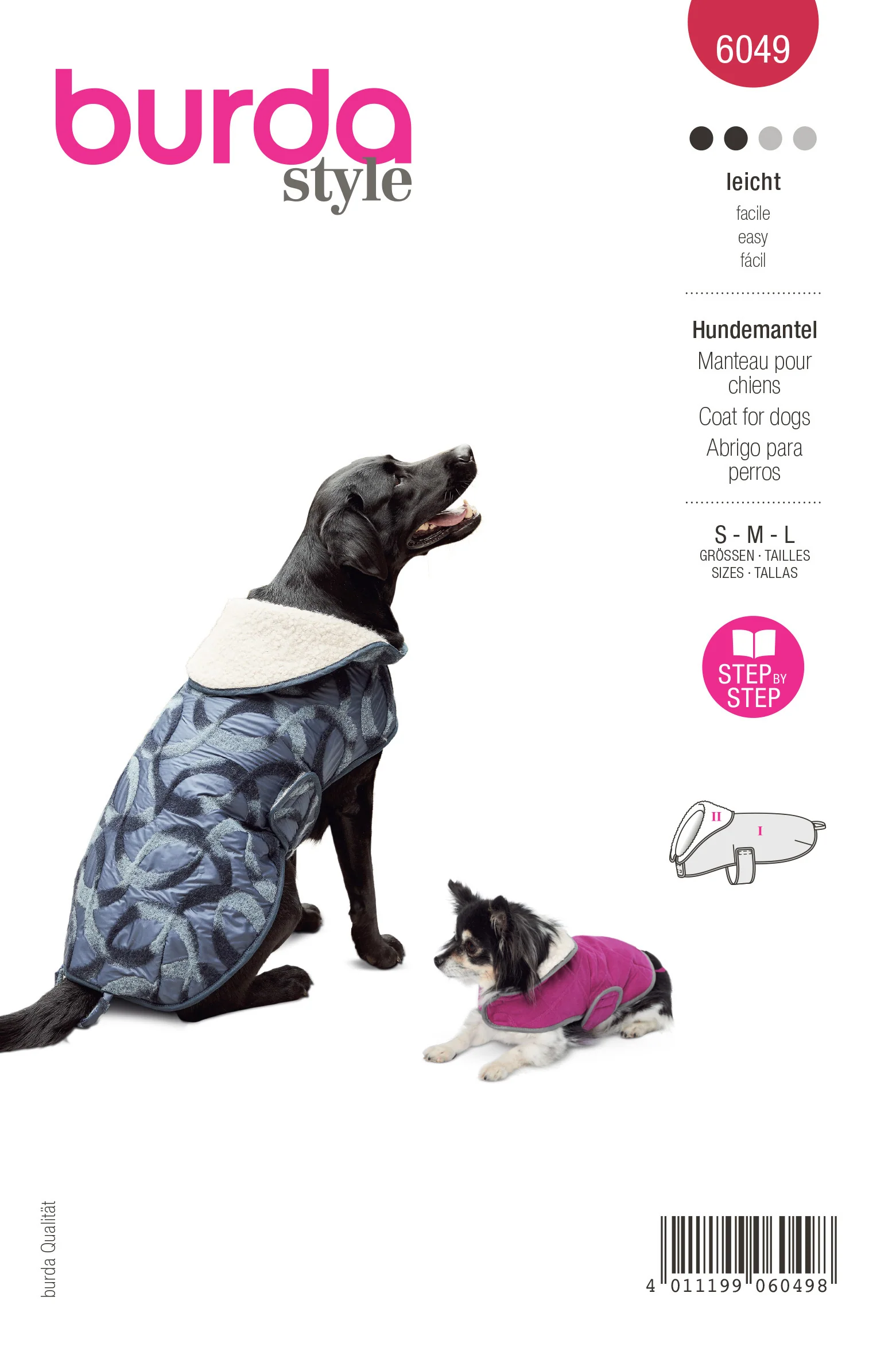 Burda Dog Coats 6049 - Image 2