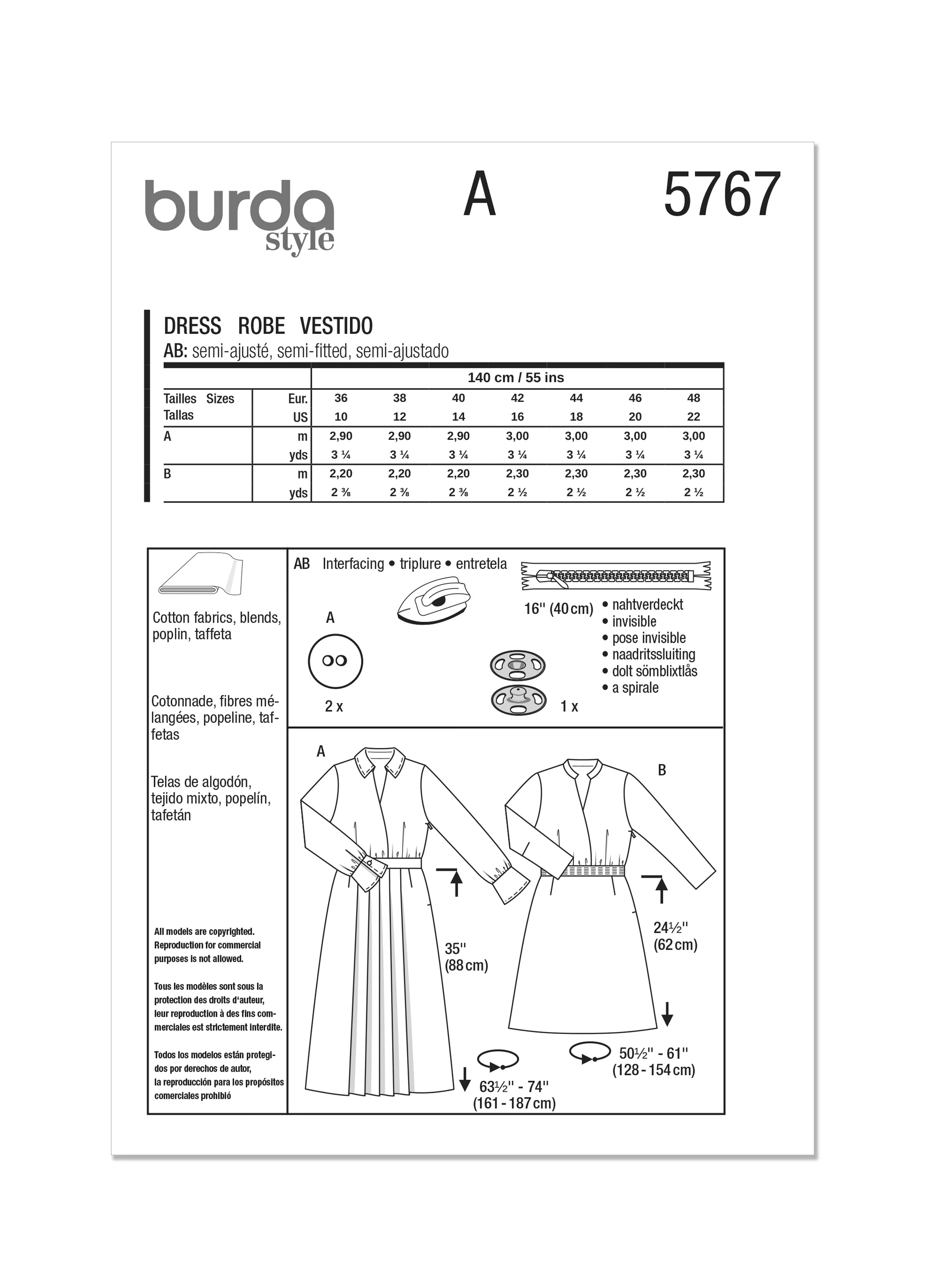 Burda Dress 5767 - Image 10