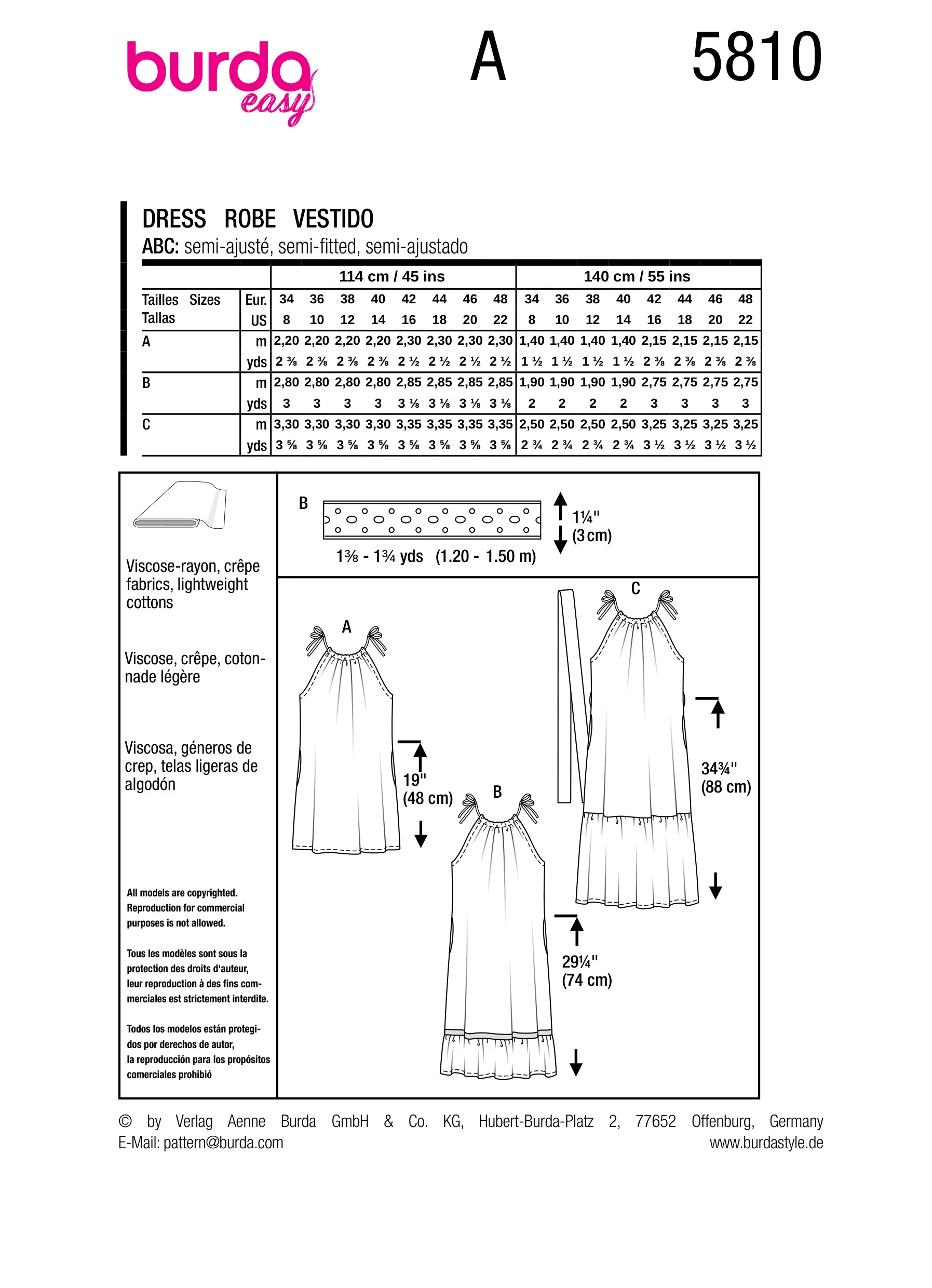 Burda Dress 5810 - Image 14