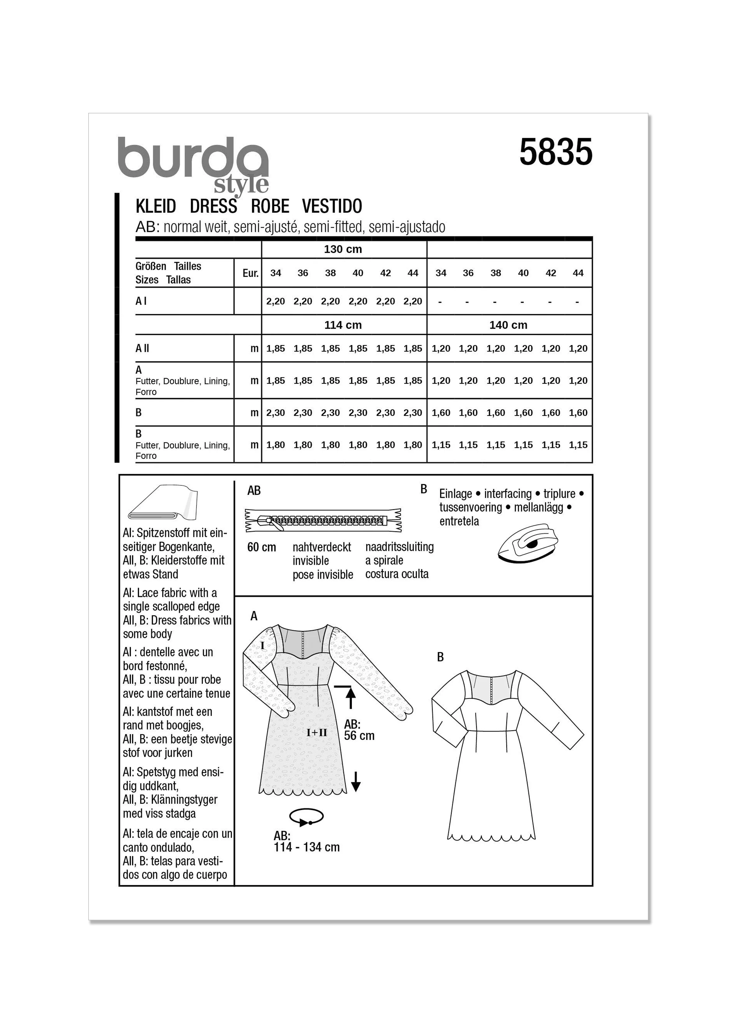 Burda Dress 5835 - Image 11