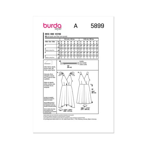Burda Dress 5899 - Image 7