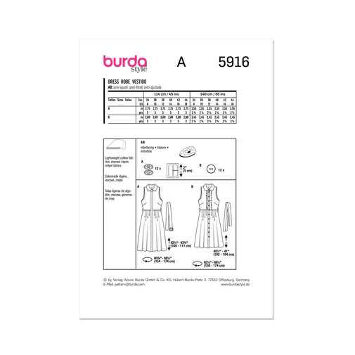 Burda Dress 5916 - Image 7