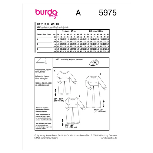 Burda Dress 5975 - Image 7