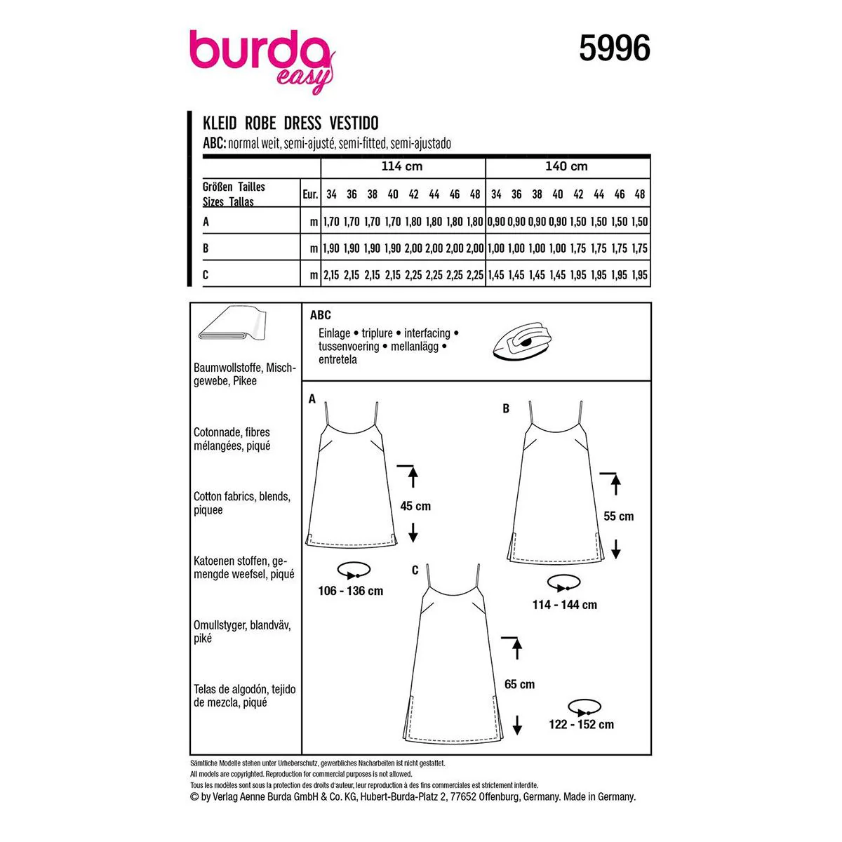 Burda Dress 5996 - Image 6