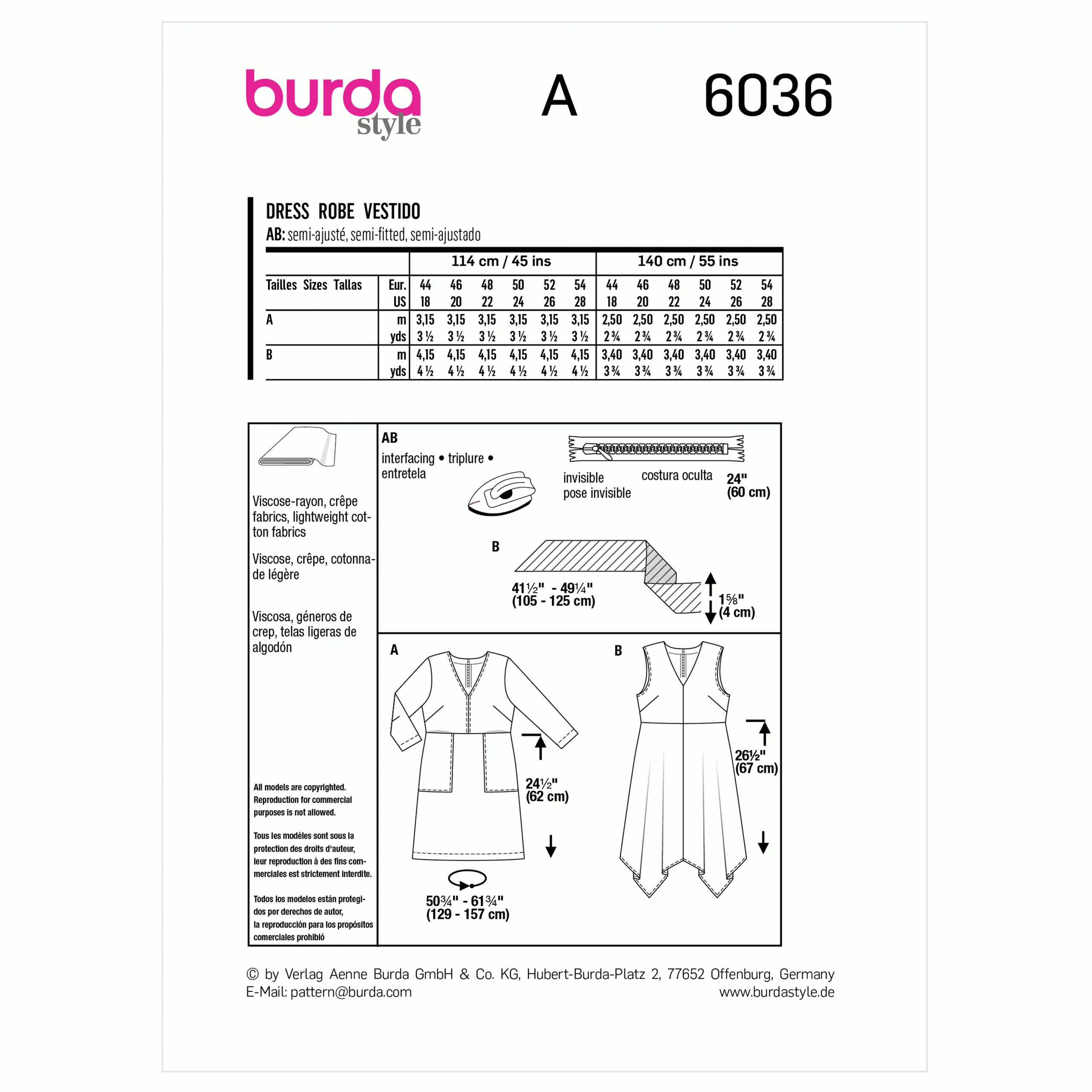 Burda Dress 6036 - Image 10