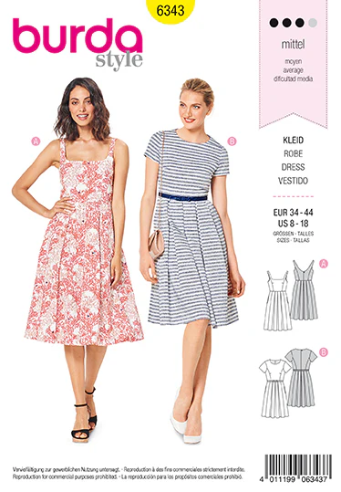 Burda Dress 6343 - Image 2