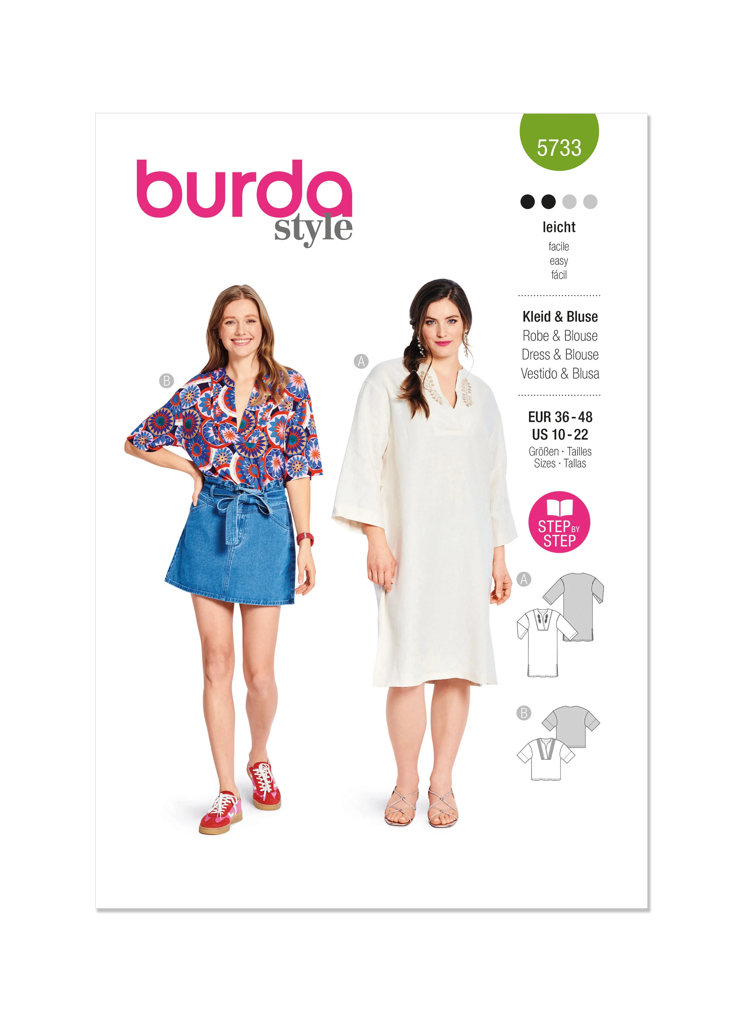 Burda Dress and Blouse 5733 - Image 2