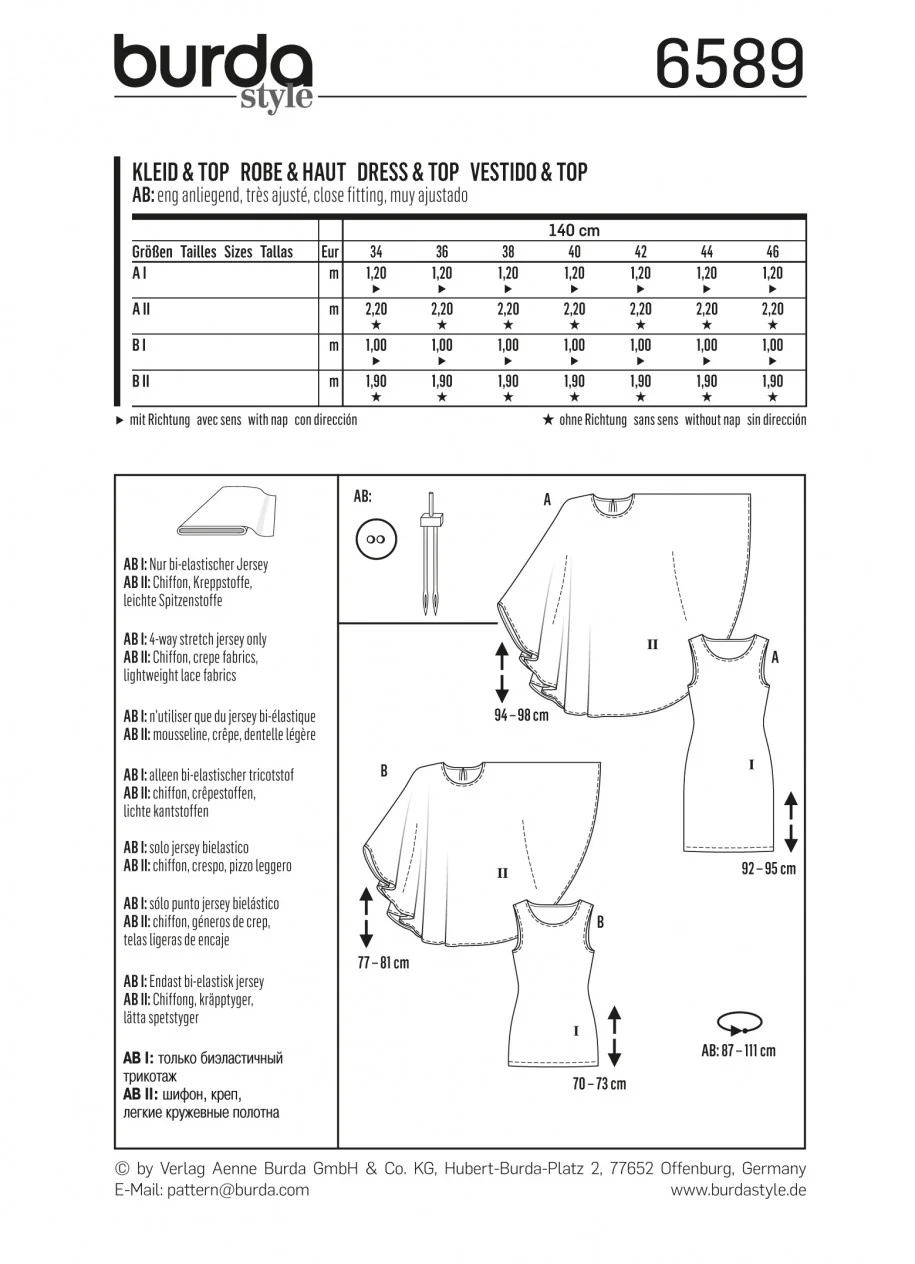 Burda Dress and Top 6589 - Image 5