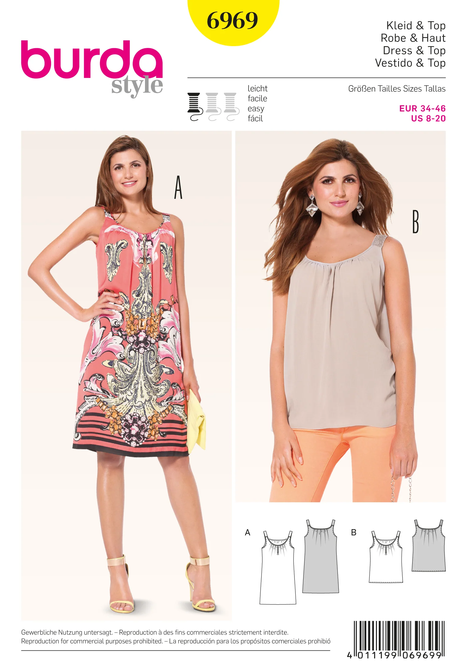 Burda Dress and Top 6969 - Image 2