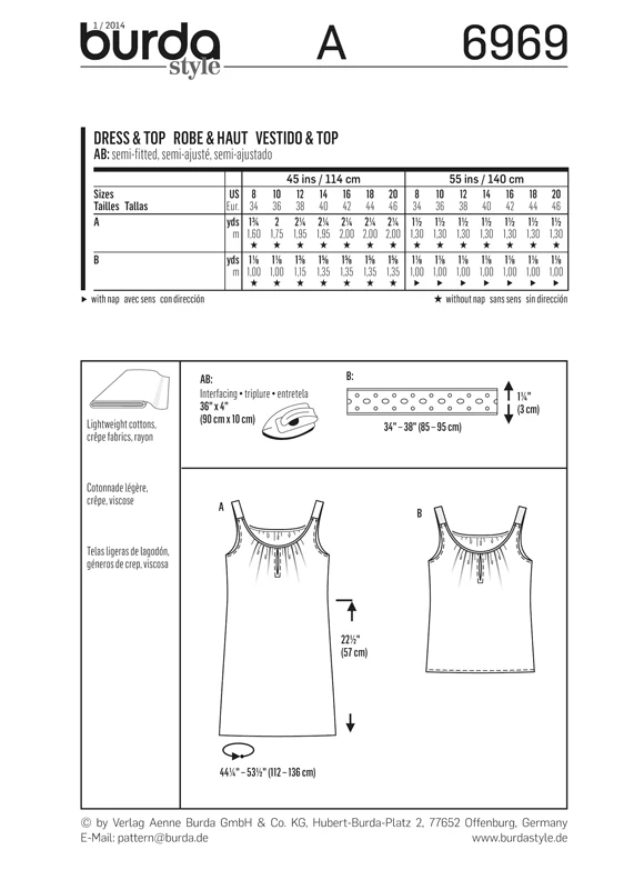 Burda Dress and Top 6969 - Image 5