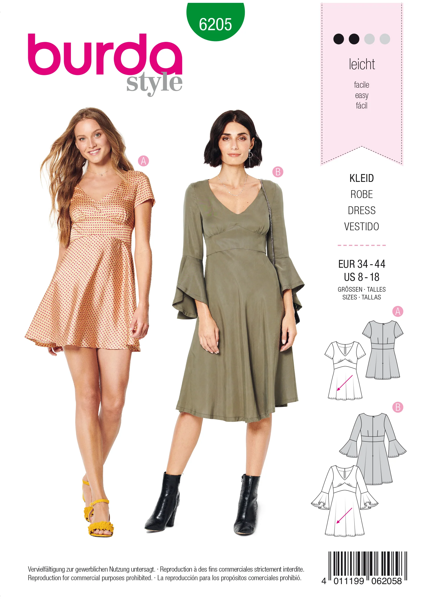 Burda Dresses 6205 - Image 2