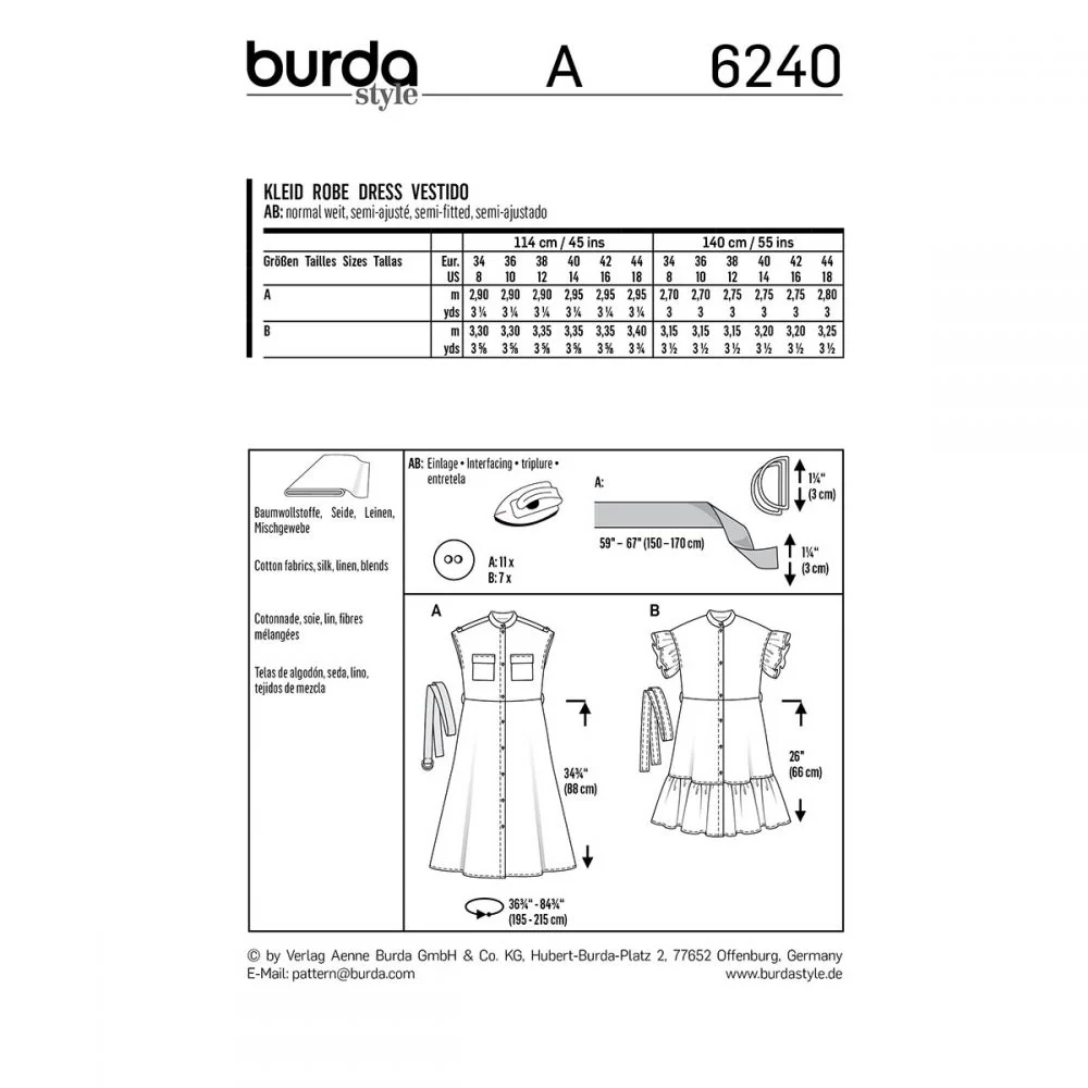 Burda Dresses 6240 - Image 4
