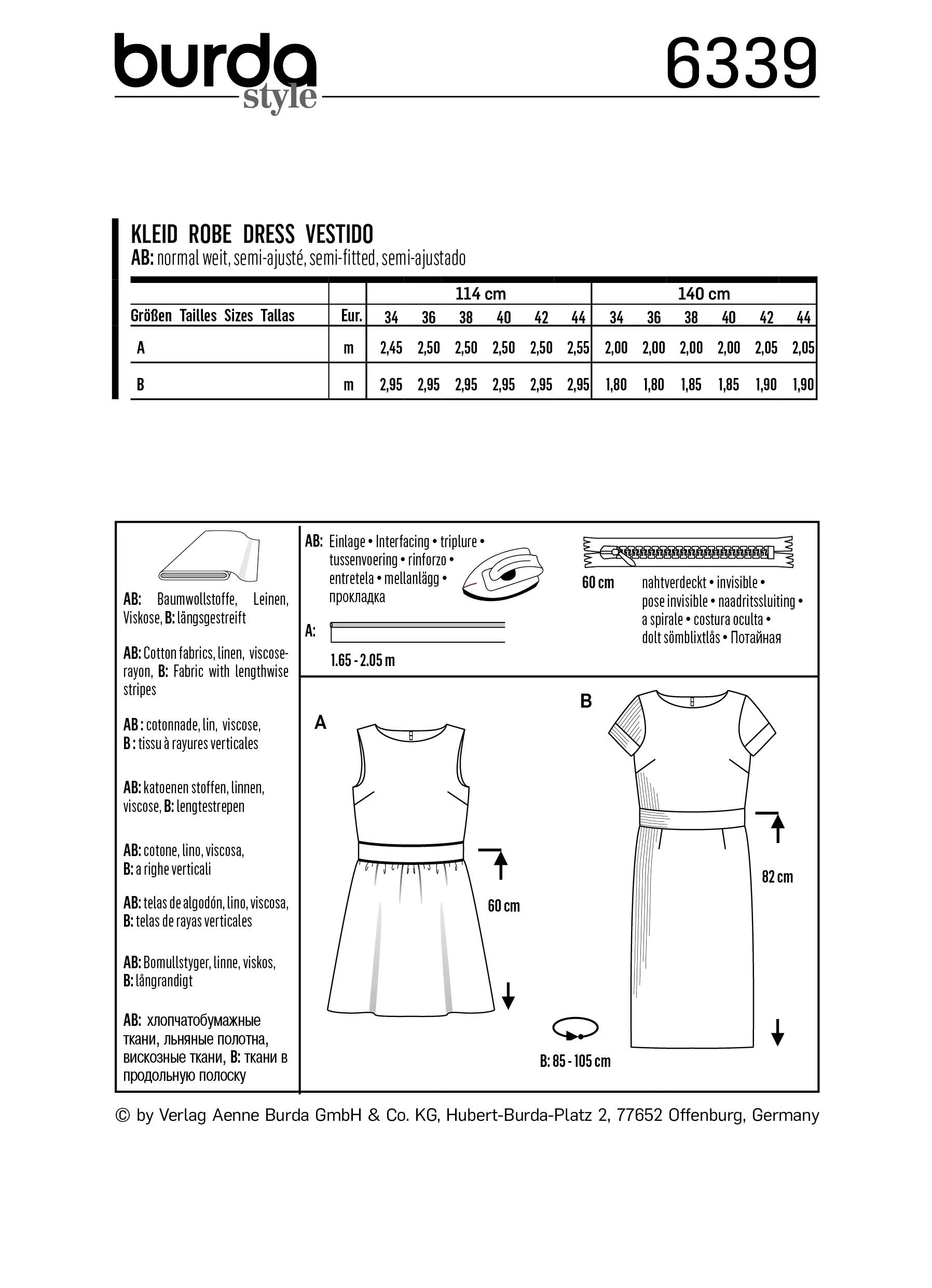 Burda Dresses 6339 - Image 5