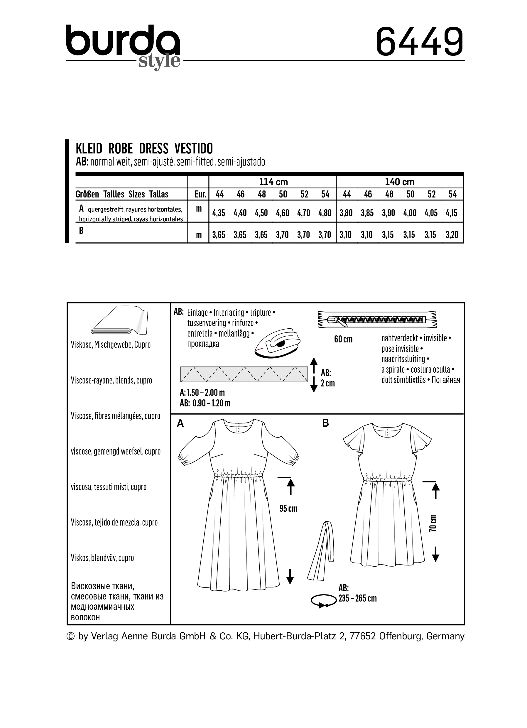 Burda Dresses 6449 - Image 5