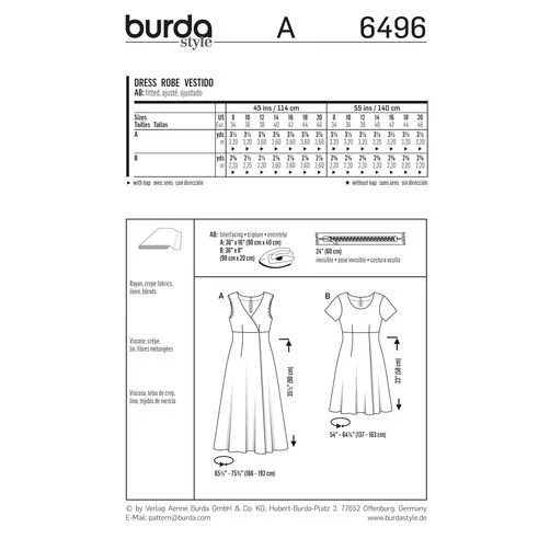 Burda Dresses 6496 - Image 5
