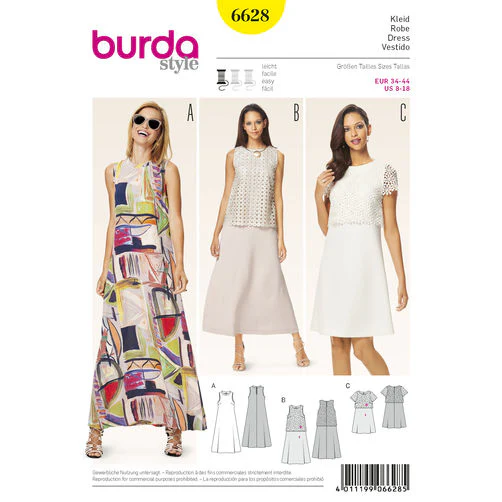 Burda Dresses 6628 - Image 2