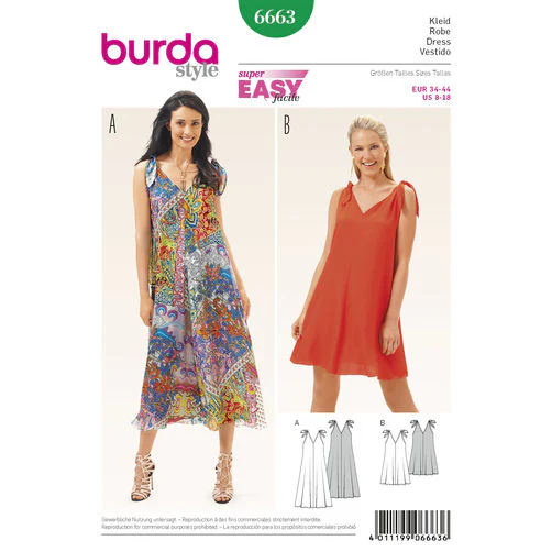 Burda Dresses 6663 - Image 2