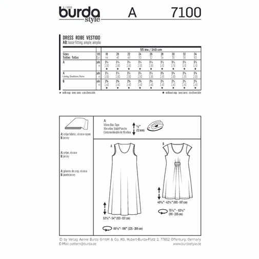 Burda Dresses 7100 - Image 6