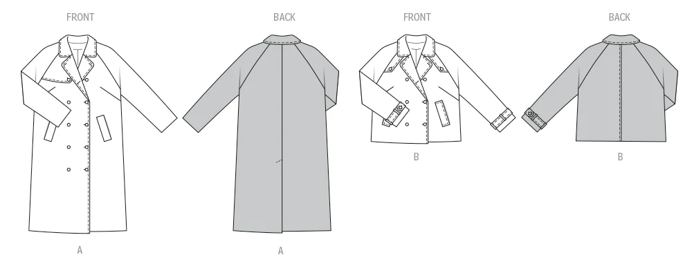Burda Jacket and Coat 5747 - Image 9