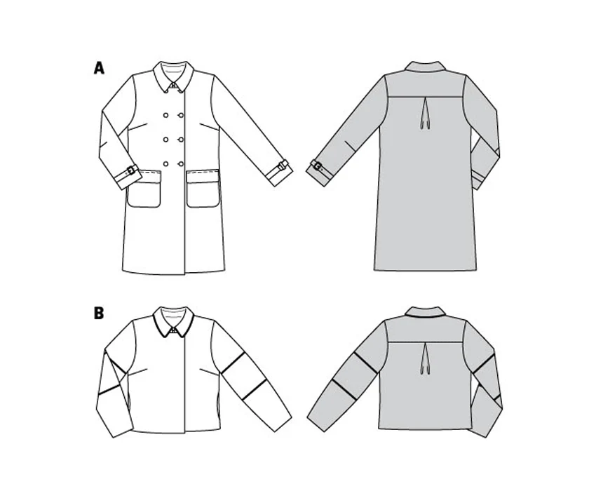 Burda Jacket and Coat 5992 - Image 6