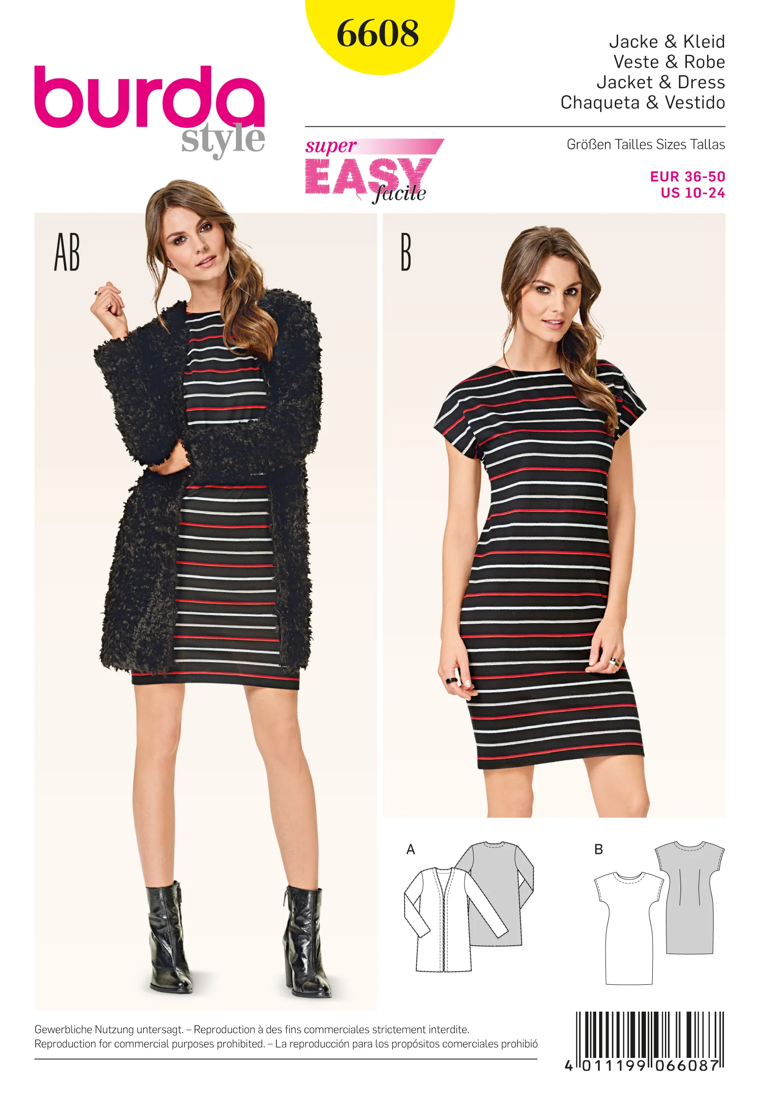 Burda Jacket and Dress 6608 - Image 2
