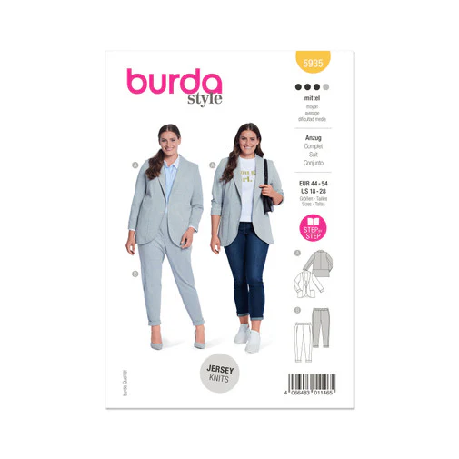 Burda Jacket and Trousers 5935 - Image 2