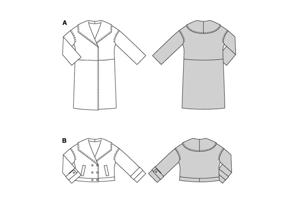 Burda Jacket & Coat 5860 - Image 9