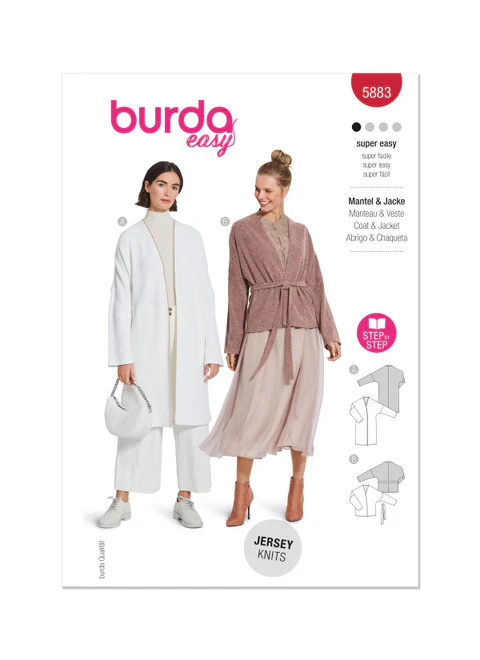 Burda Jacket/Coat/Cardigans 5883 - Image 2