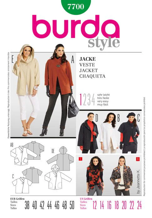 Burda Jackets 7700 - Image 2