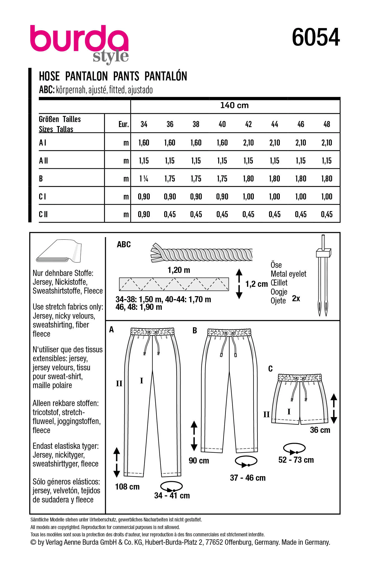 Burda Jogging Trousers 6054 - Image 6