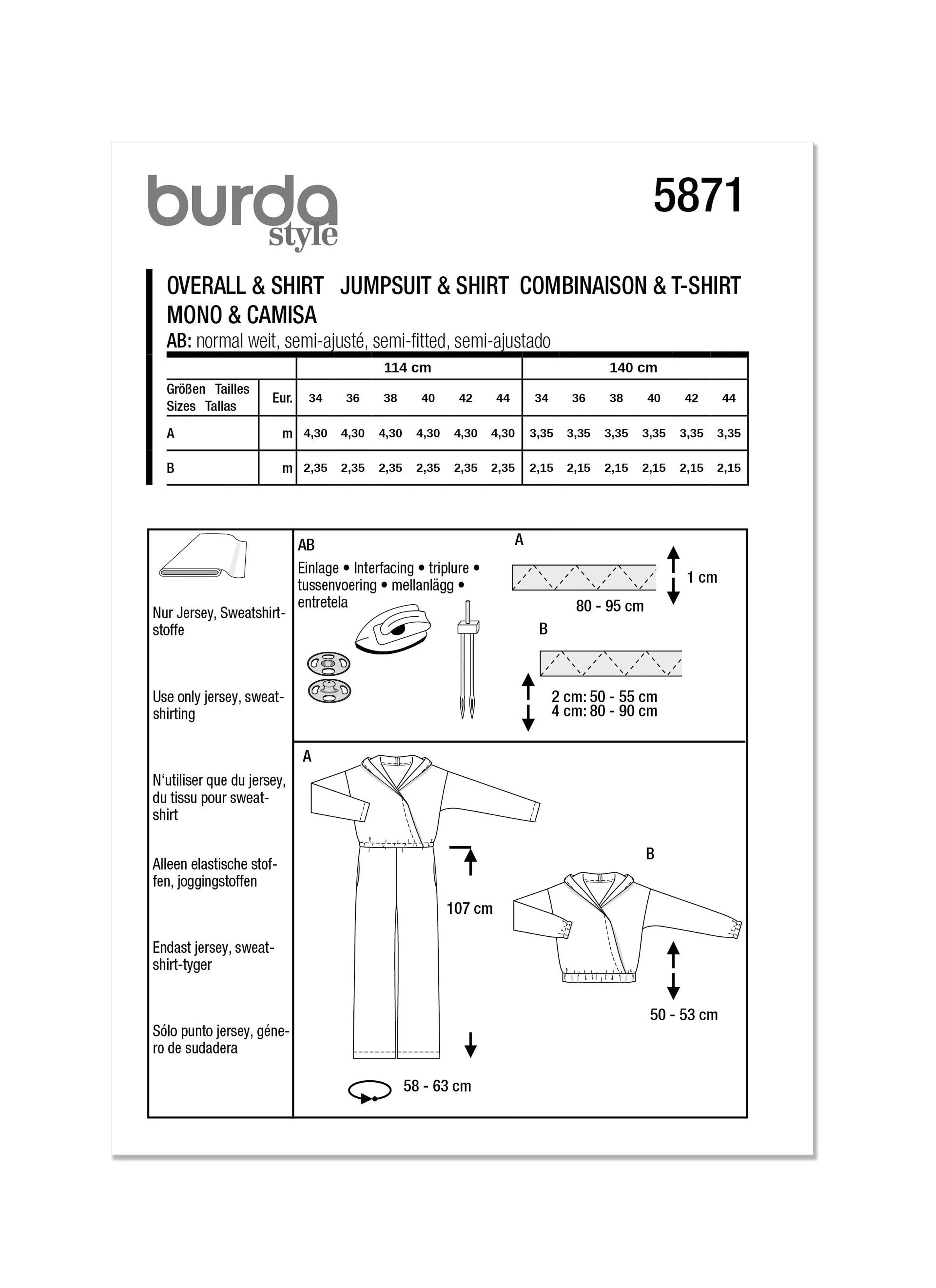 Burda Jumpsuit & Hoodie 5871 - Image 10