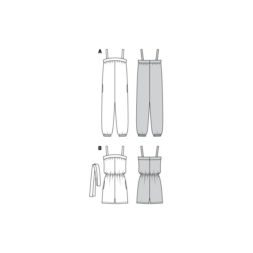Burda Jumpsuit or Playsuit 6318 - Image 5