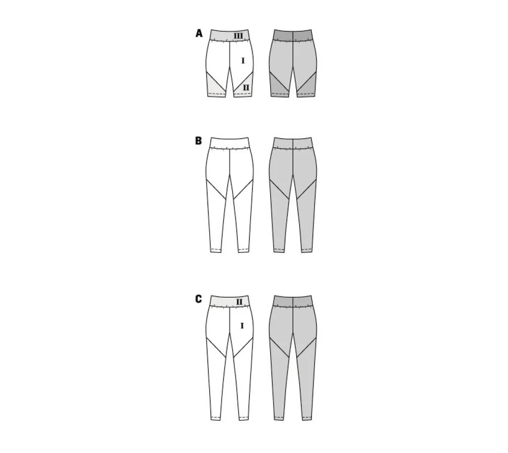 Burda Leggings 5850 - Image 11
