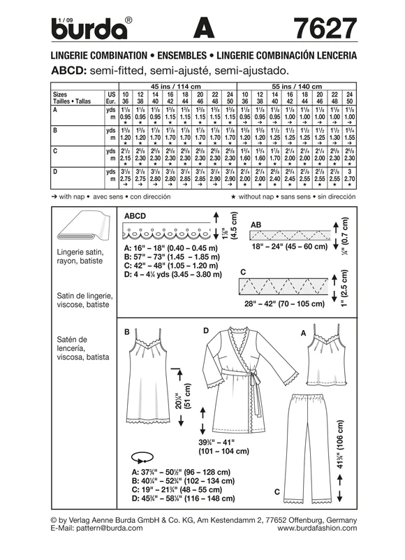 Burda Lingerie 7627 - Image 7