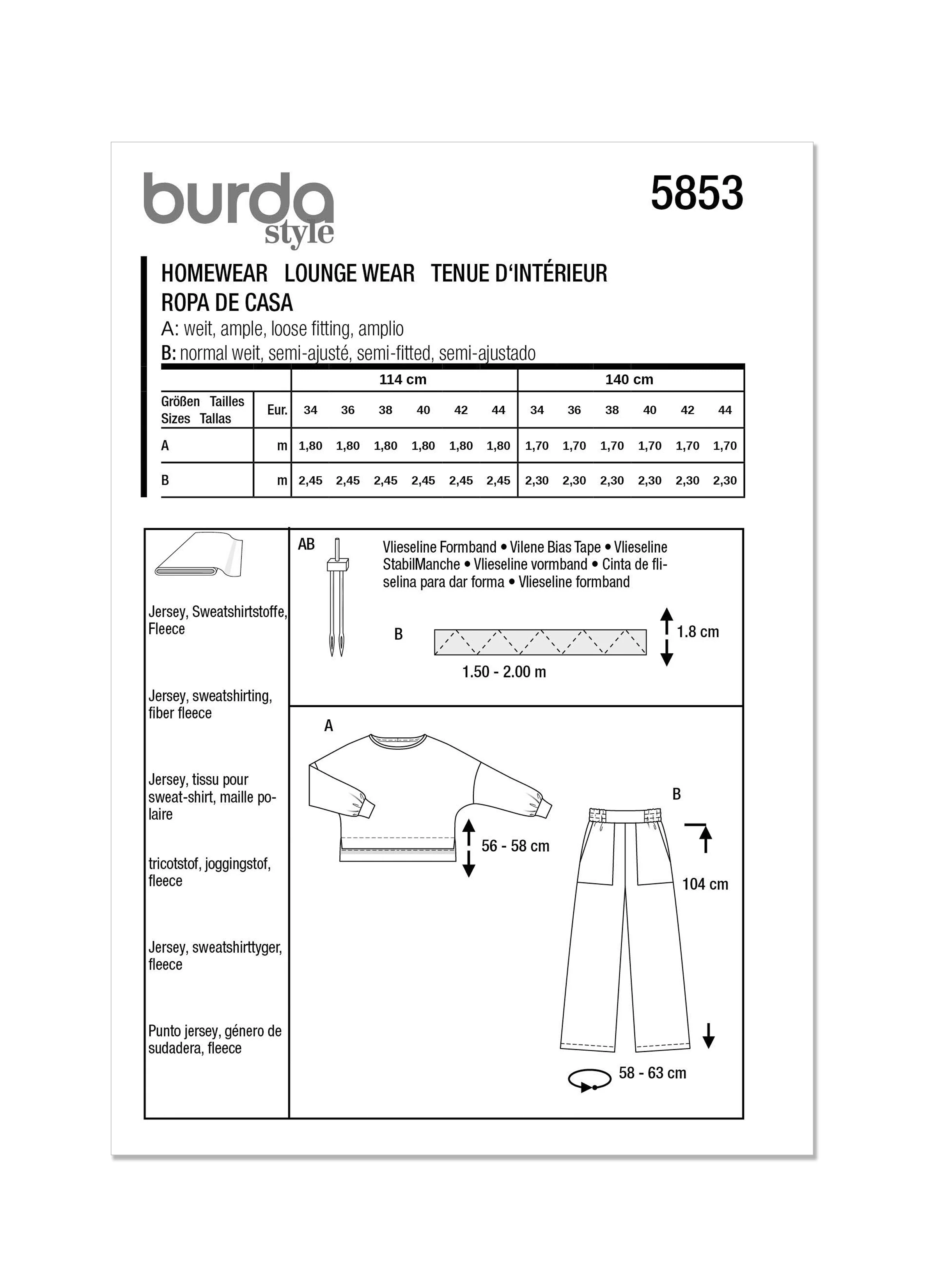 Burda Loungewear 5853 - Image 11