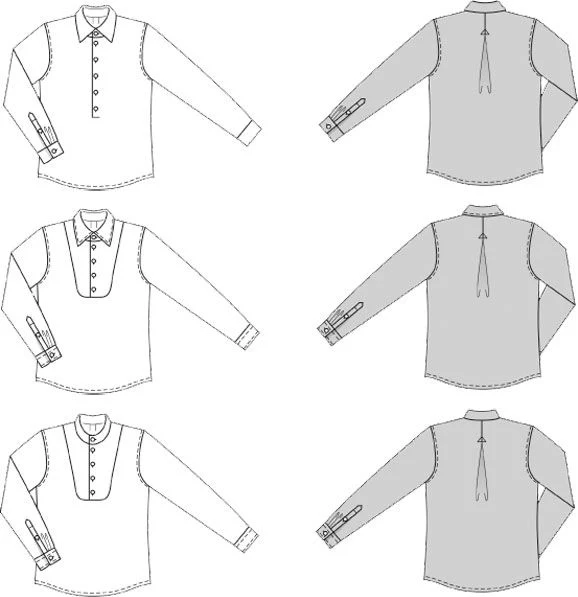 Burda Men's Shirt 7525 - Image 5