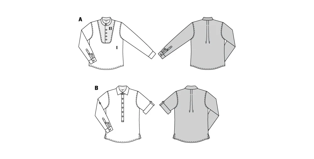 Burda Men's Shirts 5895 - Image 7