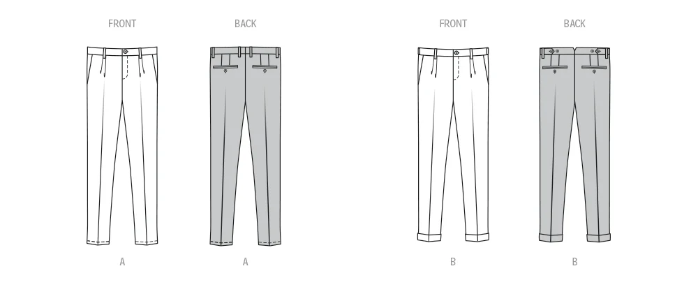 Burda Men's Trousers 5722 - Image 8