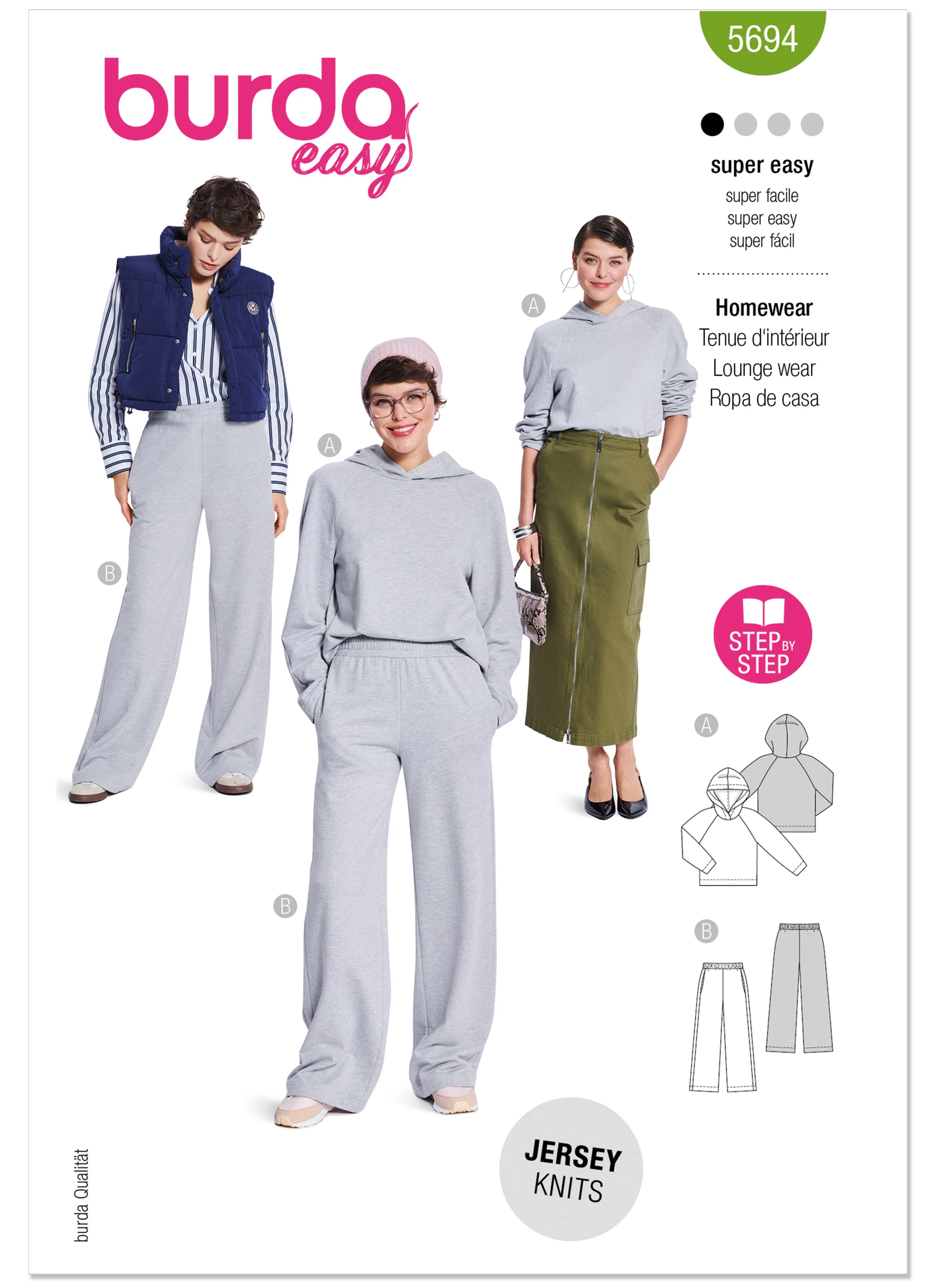 Burda Misses' Sweater and Sweatpants 5694 - Image 2