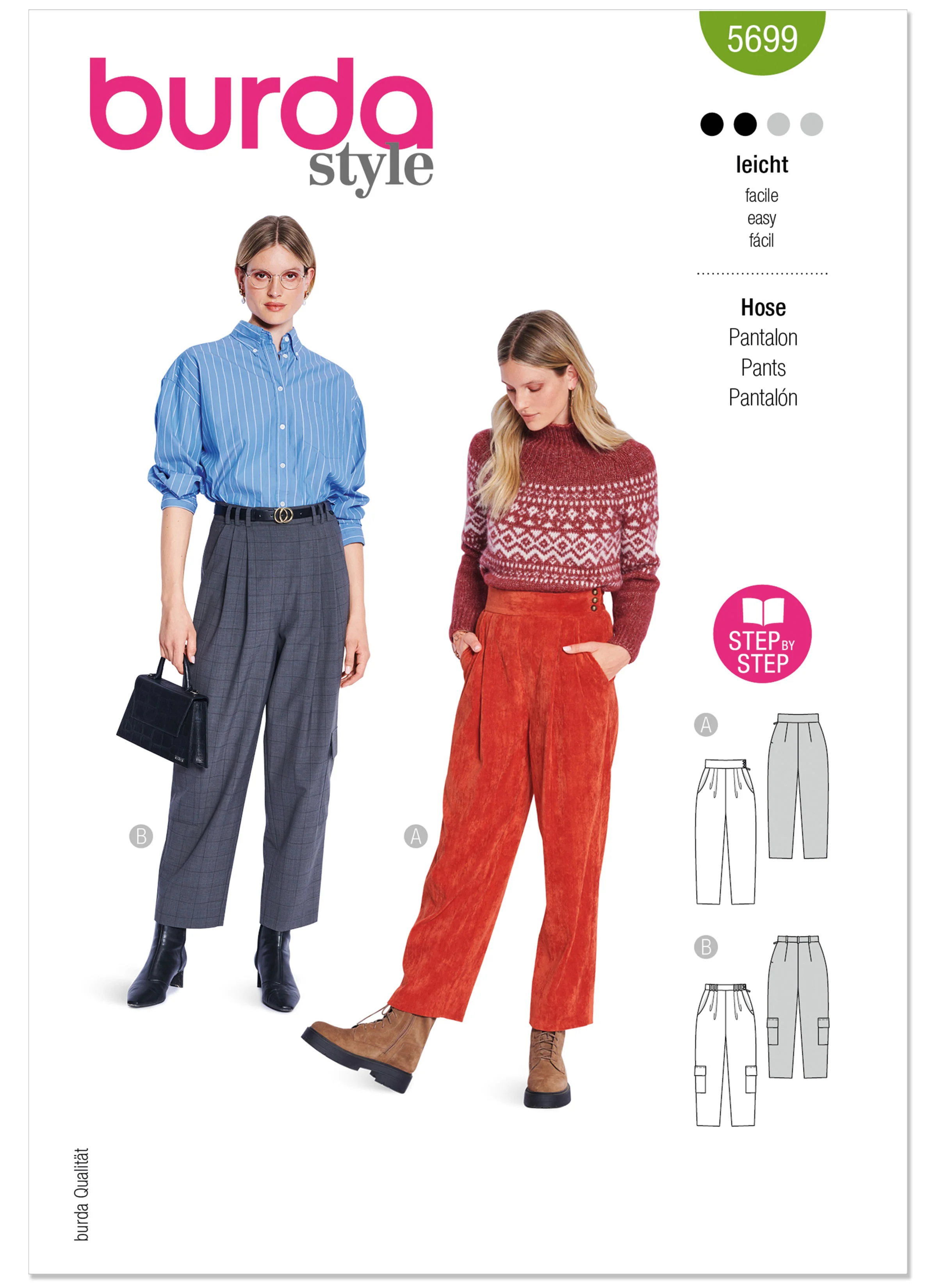 Burda Misses' Trousers 5699 - Image 2