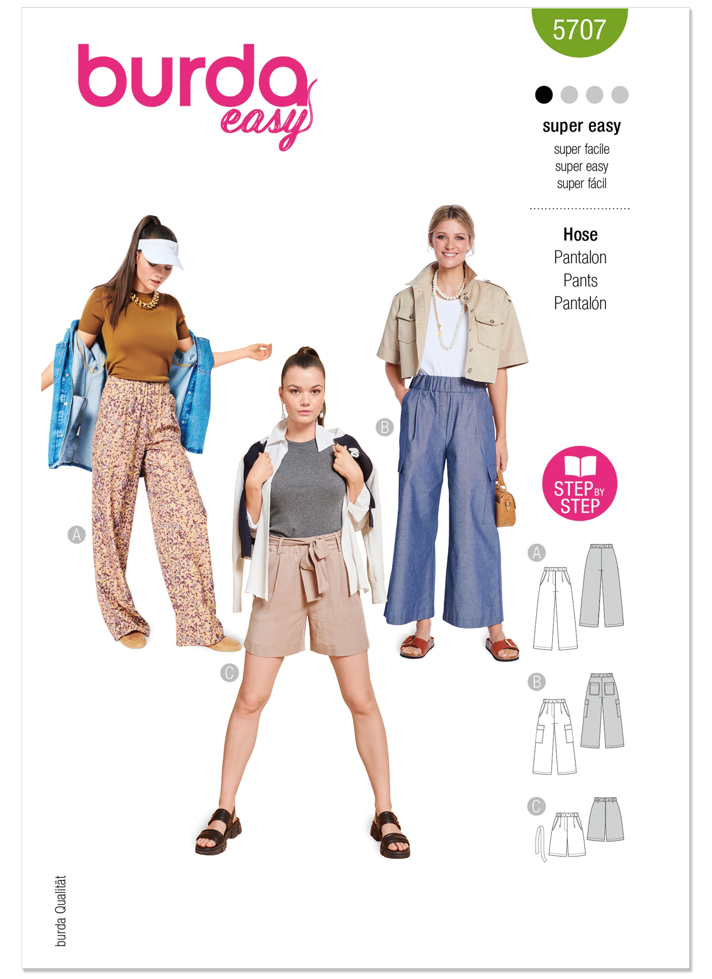 Burda Missesā Trousers 5707 - Image 2