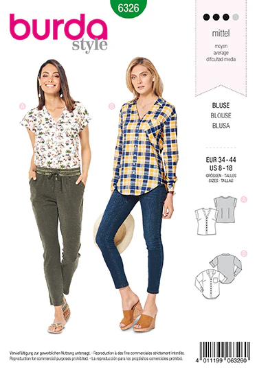 Burda Shirts 6326 - Image 2