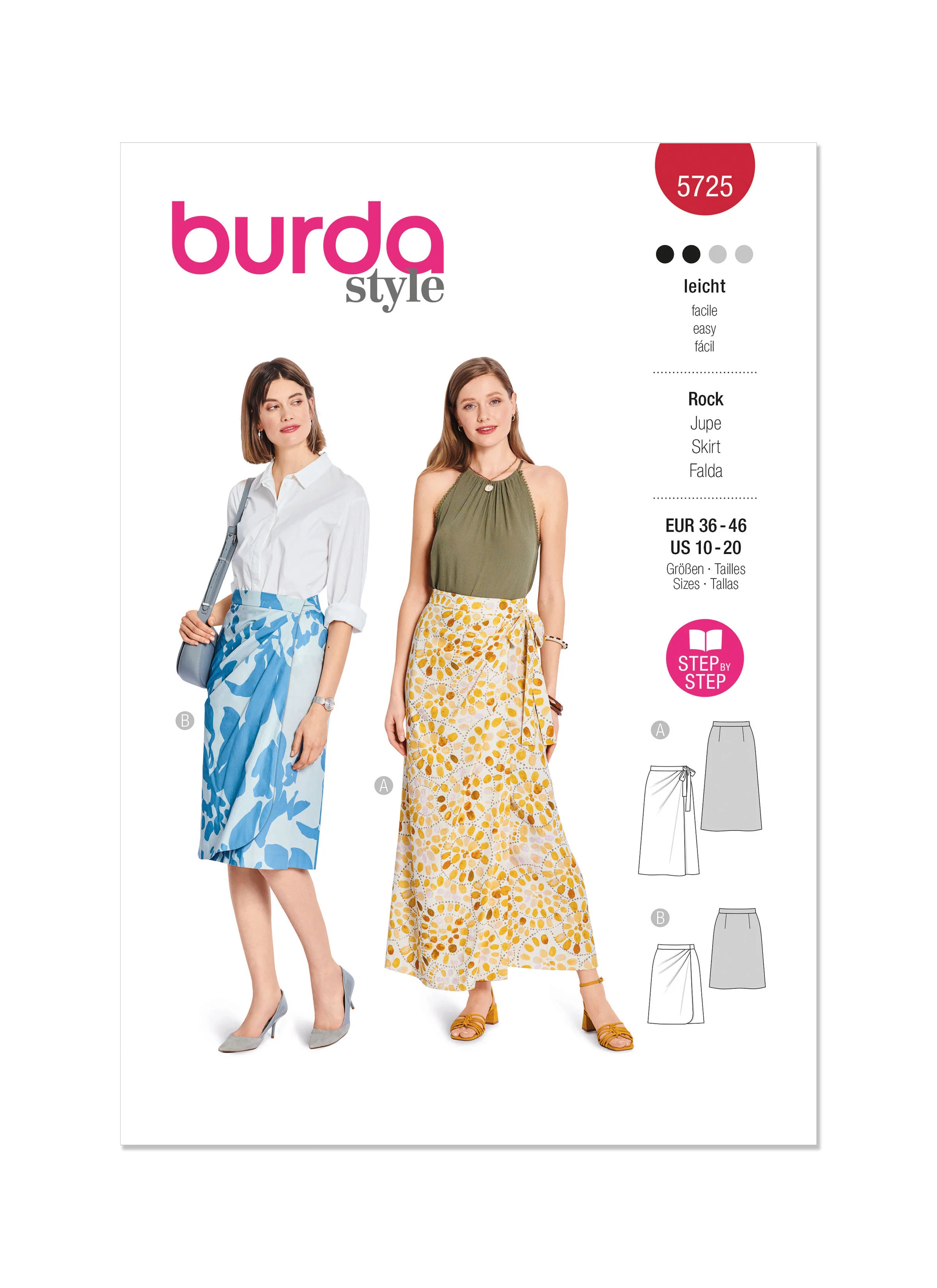 Burda Skirt 5725 - Image 2