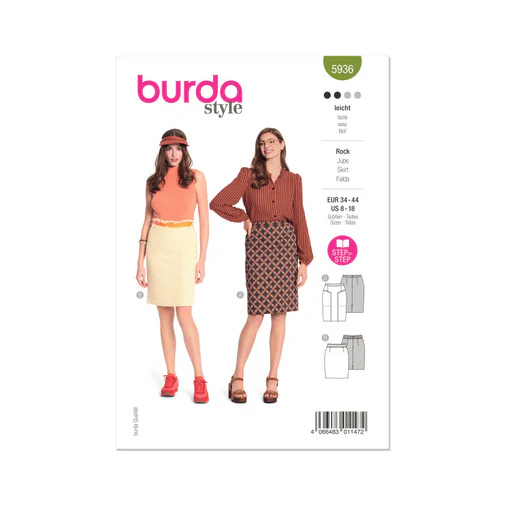 Burda Skirt 5936 - Image 2