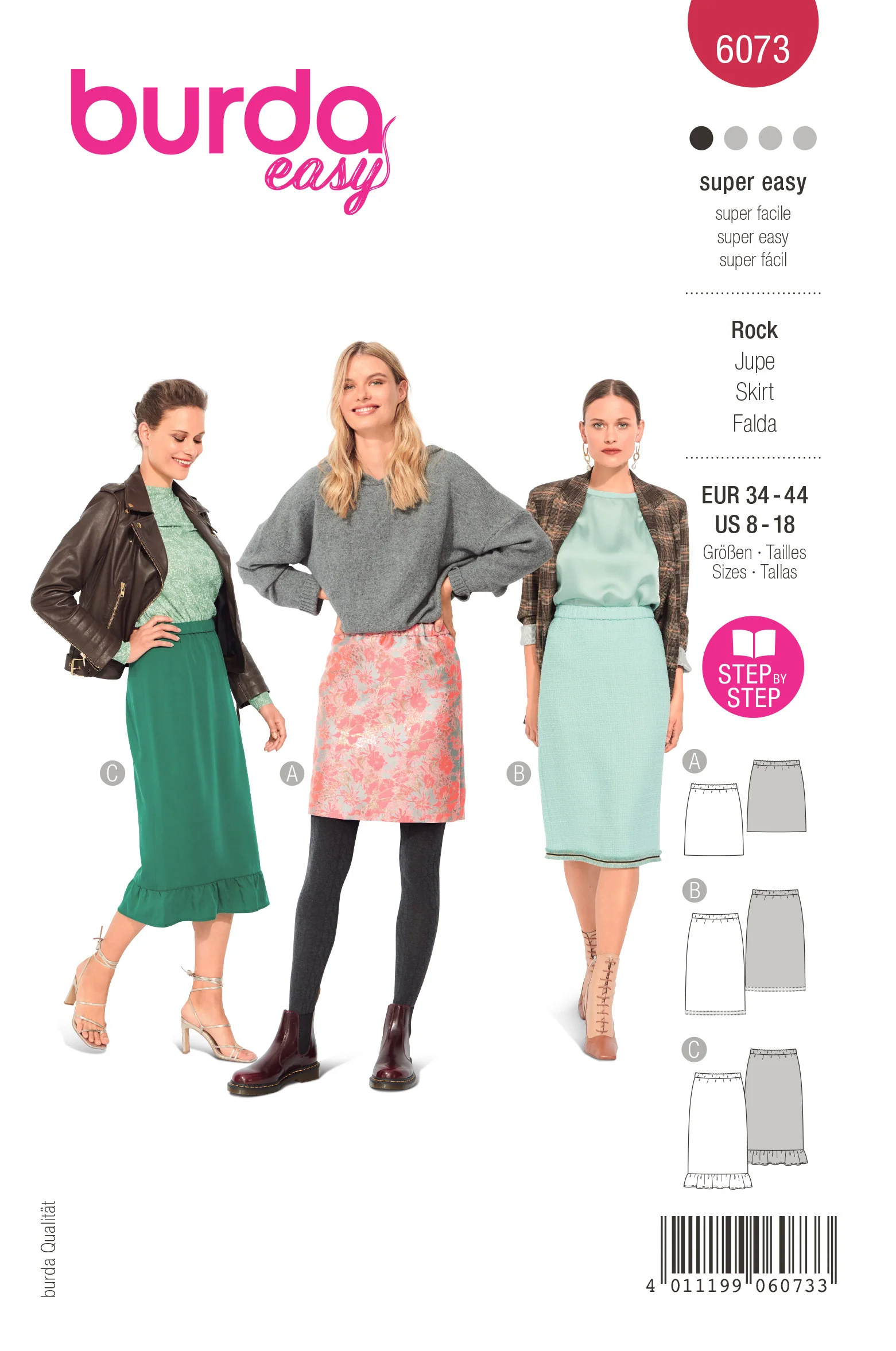 Burda Skirt 6073 - Image 2
